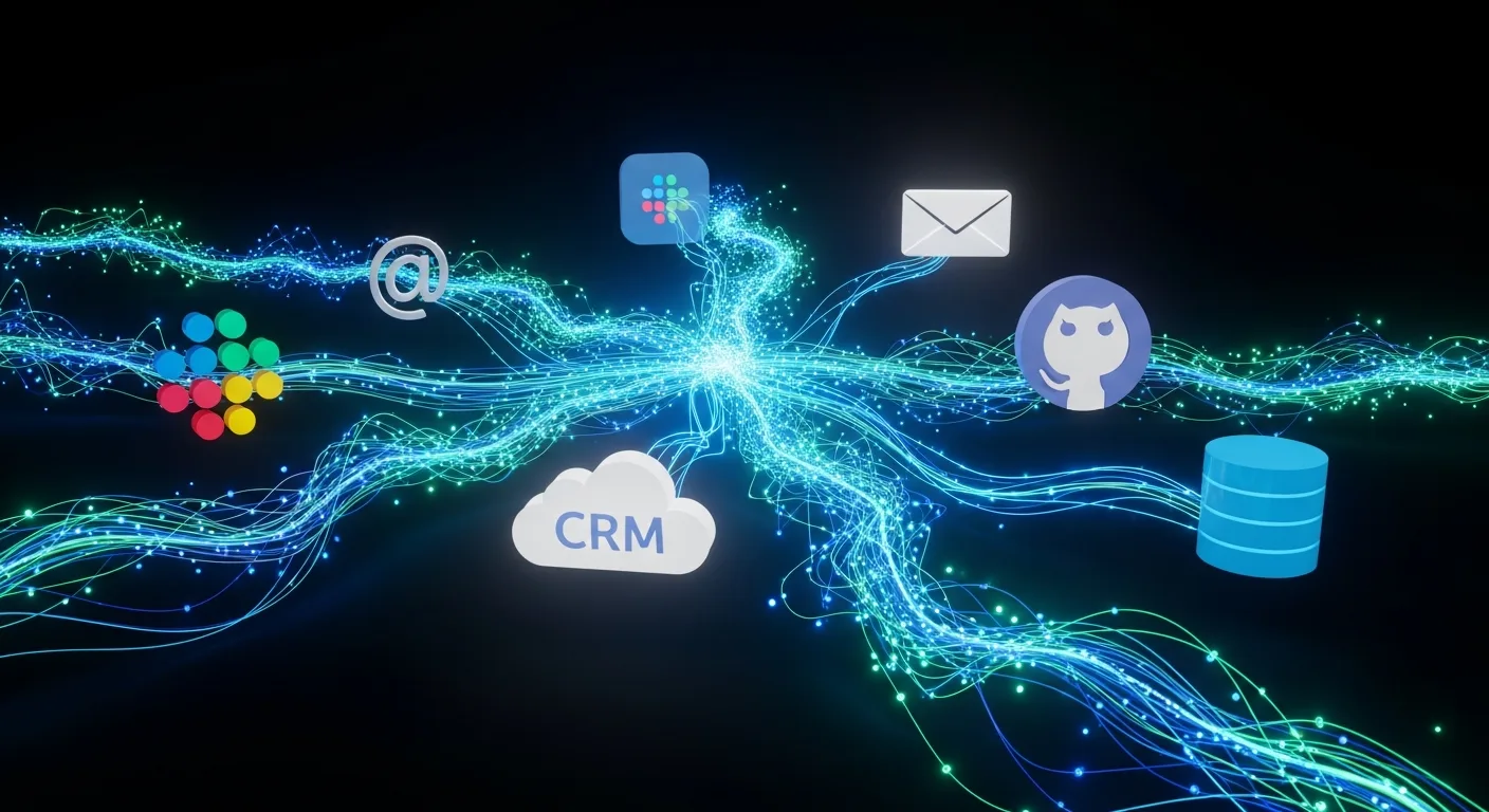 Connect Systems — integrating Slack, Jira, GitHub, CRM and more into Sada AI