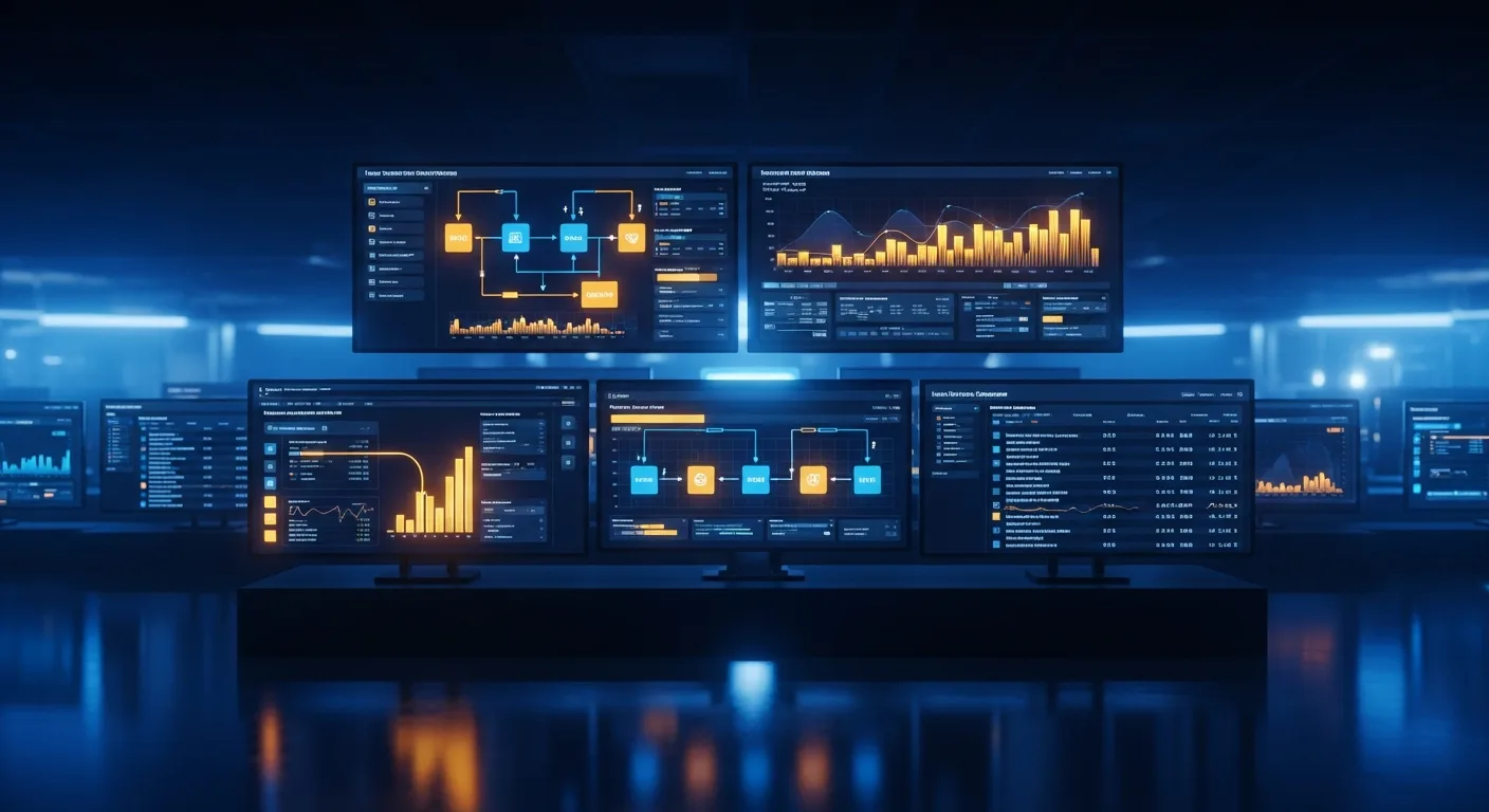 Operations — live workflow status and automated process intelligence